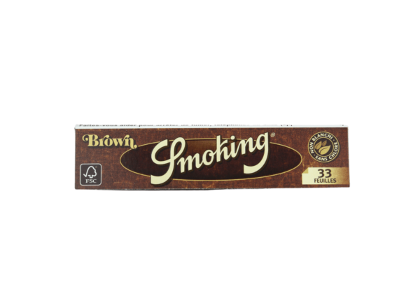 Feuilles à rouler king size brown smoking